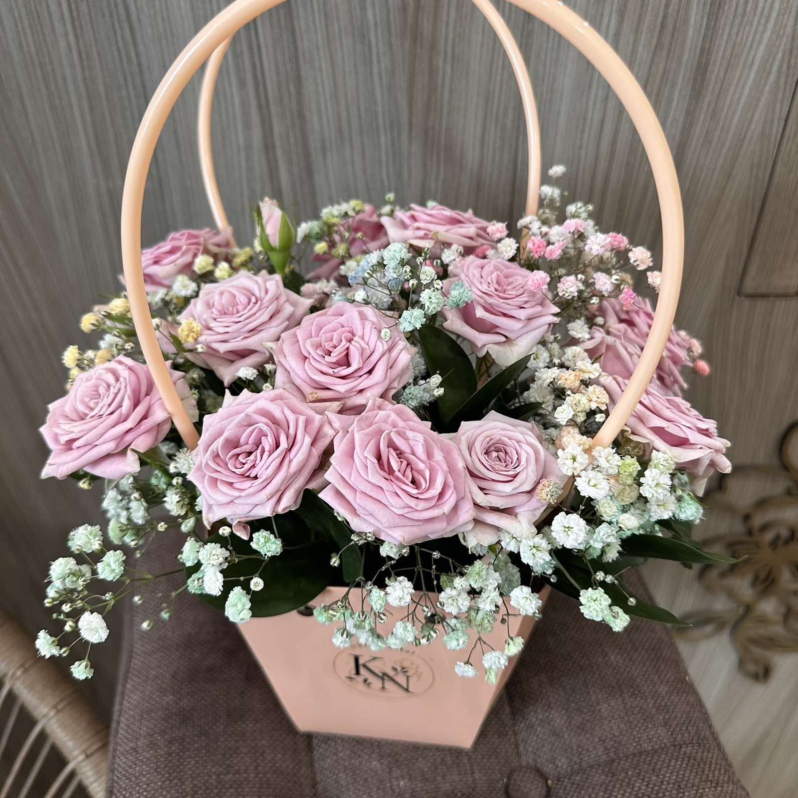 Квіткова сумочка "Pink Air"